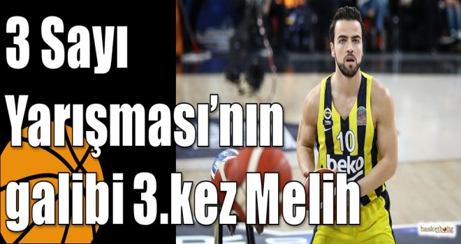 3 Sayı Yarışması’nın galibi 3.kez Melih