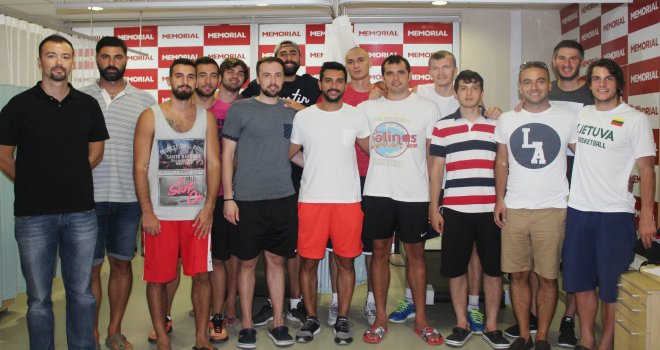 Antalyasporlu basketbolcular sağlık kontrolünden geçti