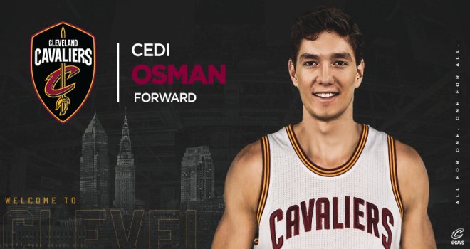 Cleveland Cavaliers'ten Cedi'ye hoşgeldin...