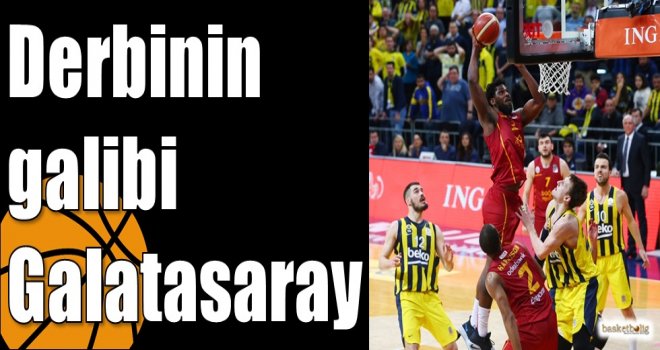 Derbinin galibi Galatasaray