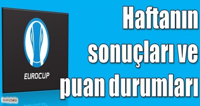 Eurocup 9.hafta sonuçlar ve puan durumları