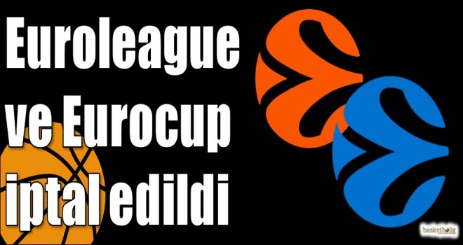 Euroleague ve Eurocup iptal edildi