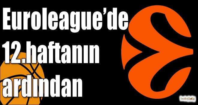 Euroleague’de 12.haftanın ardından