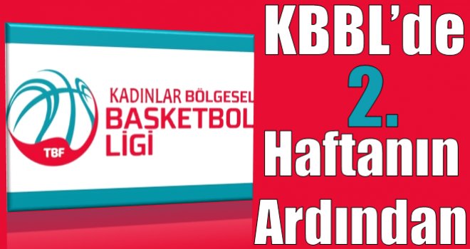 Kadınlar Bölgesel Ligi'nde 2.haftanın sonuçları ve puan durumları