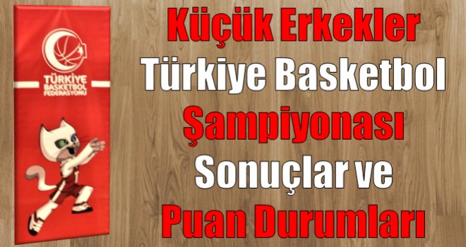 Küçük Erkekler Türkiye Basketbol Şampiyonası'nda sonuçlar ve sıralama