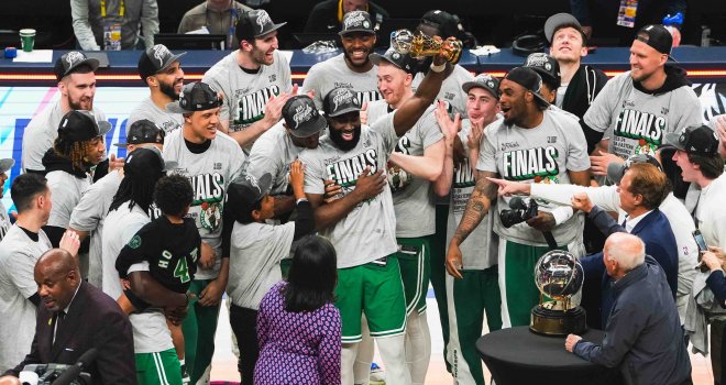 NBA'de ilk finalist Boston Celtics