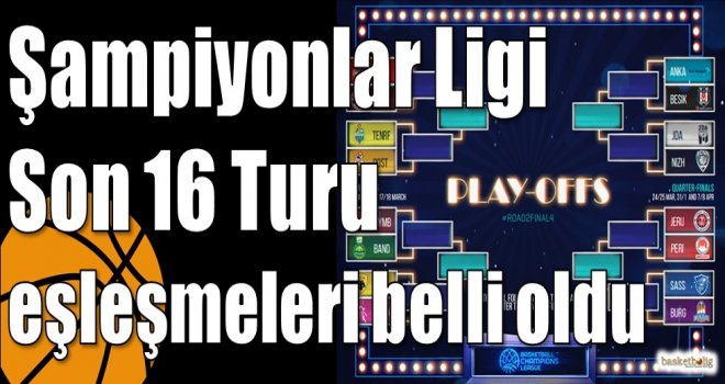 Şampiyonlar Ligi Son 16 Turu eşleşmeleri belli oldu