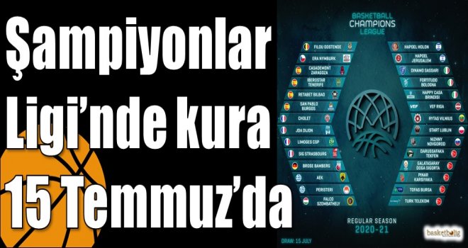 Şampiyonlar Ligi’nde kura 15 Temmuz’da