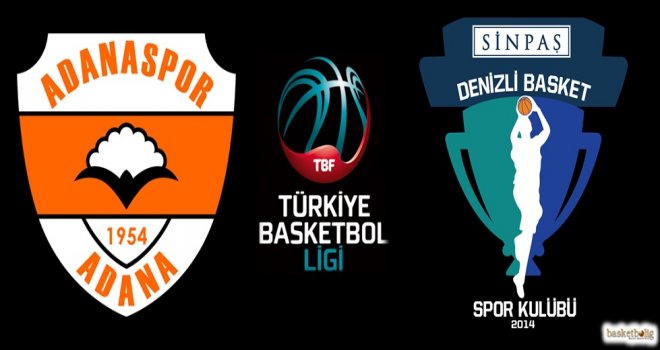 Sinpaş Denizli Basket galibiyet serisini Adana'da sürdürdü