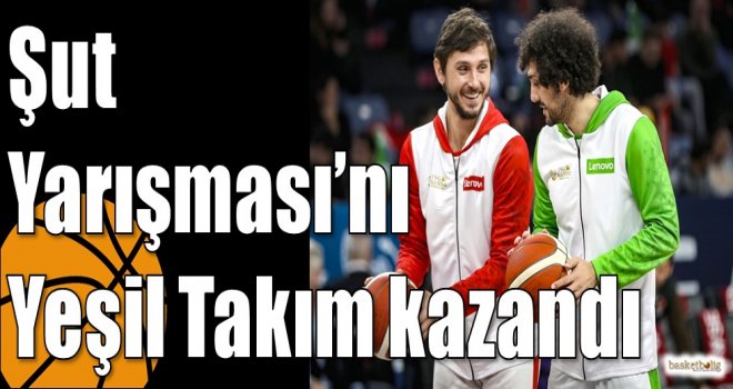 Şut Yarışması’nı Yeşil Takım kazandı