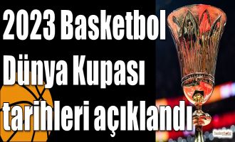 2023 Basketbol Dünya Kupası tarihleri açıklandı