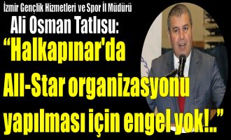 Ali Osman Tatlısu: ''Bu İzmir'e verilen bir cezadır''
