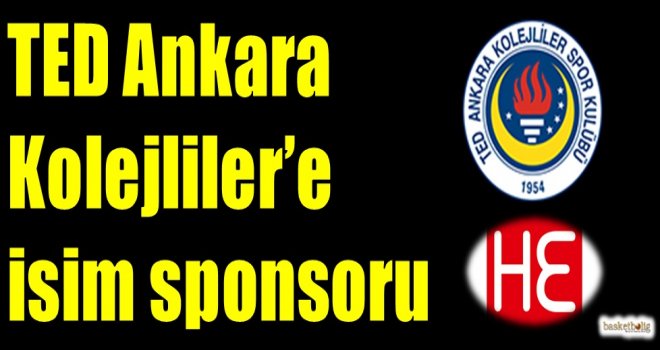 TED Ankara Kolejliler'e isim sponsoru