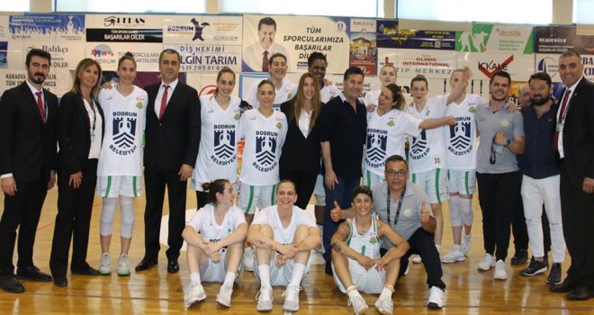 TKBL'de şampiyon Kırçiçeği Bodrum Basketbol