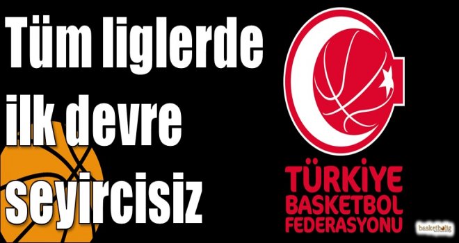 Tüm liglerde ilk devre seyircisiz